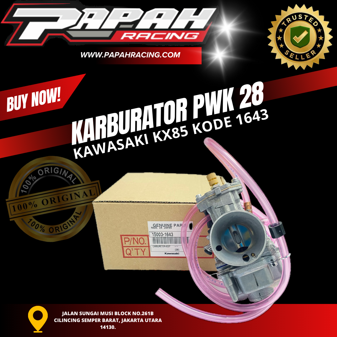KARBURATOR PWK 28 KAWASAKI KX100 KODE 1643
